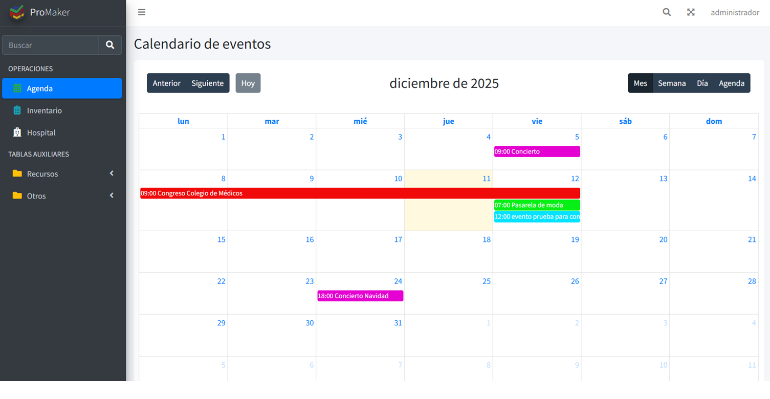 ProMaker Dashboard Interface